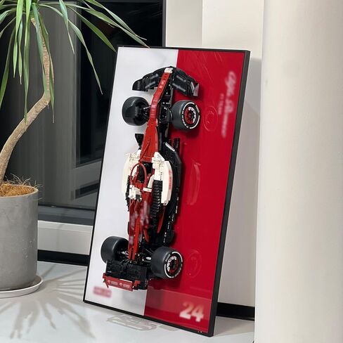 iLuane Display Wallboard for C64005w Alfa Romeo F1 Race Car Building Blocks Set in Kuwait