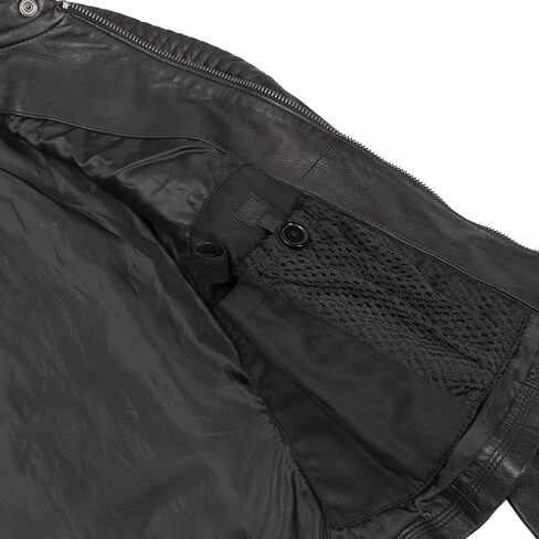 LVAD HeartMate Women’s Leather Jacket | LVAD Apparel for HeartMate 2 & 3 LVAD Patients with Controller Battery Pockets (Large) in Kuwait