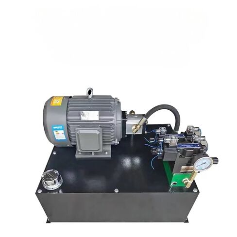 Small hydraulic station assembly Power hydraulic system assembly Hydraulic control system Hydraulic pump station(1.5KW Motor oil pump) in Saudi Arabia