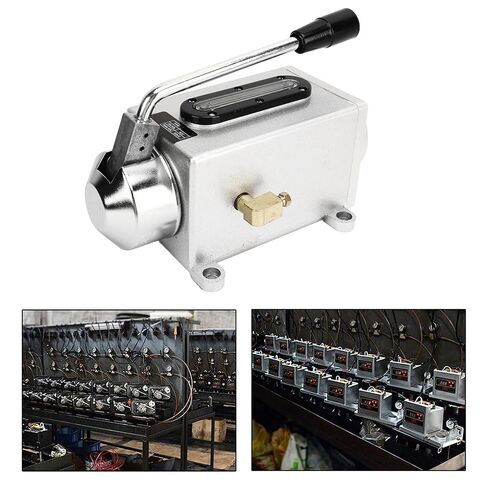 مضخة تزييت يدوية M8X1 بتحكم رقمي بالكمبيوتر 4 مم 500 سي سي مضخة تزييت يدوية من الألومنيوم المصبوب لآلة طحن القطع والمخرطة in Kuwait