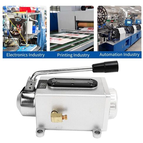 مضخة تزييت يدوية M8X1 بتحكم رقمي بالكمبيوتر 4 مم 500 سي سي مضخة تزييت يدوية من الألومنيوم المصبوب لآلة طحن القطع والمخرطة in Kuwait