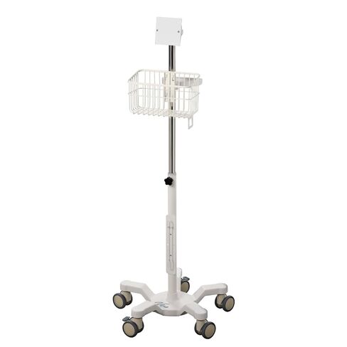 VivaDiagnostics Rolling Stand Vital Signs Monitor for WE 4400, (Monitor NOT Included), Blood Pressure Cuff Basket, Adjustable Pole, and Cord Organizer in Kuwait