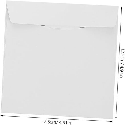 10-Pack White Cardboard CD/DVD Mailer Envelopes Secure Storage for Discs Slim Design for Easy Shipping for Media and Album Organization in Saudi Arabia