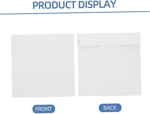 10-Pack White Cardboard CD/DVD Mailer Envelopes Secure Storage for Discs Slim Design for Easy Shipping for Media and Album Organization in Saudi Arabia