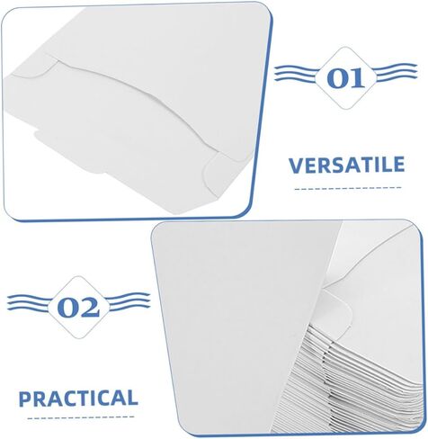 10-Pack White Cardboard CD/DVD Mailer Envelopes Secure Storage for Discs Slim Design for Easy Shipping for Media and Album Organization in Saudi Arabia