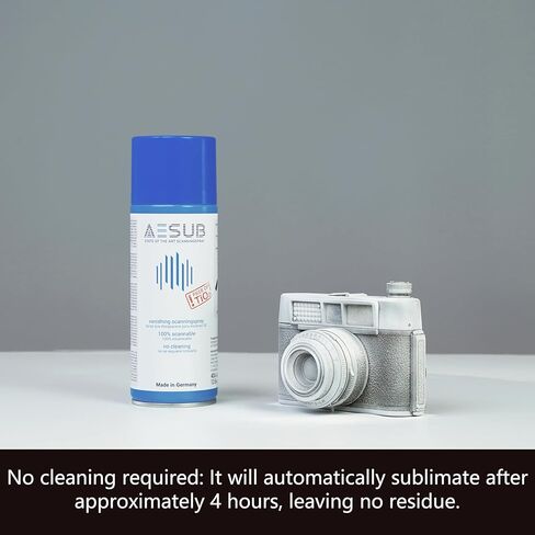 رذاذ المسح الضوئي ثلاثي الأبعاد، يستخدم للأسطح الشفافة والأسود والعاكسة، 400 مل/13 أونصة in Kuwait