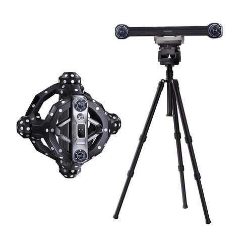 Revopoint MetroY Pro 3D Scanner for 3D Printing, Up to 0.01mm Precision, 34+15+1 Industrial Blue Laser Handheld Scanner, 62-Line Full-Field, Real-time Preview, Bulit-in Wi-Fi 6, Full-Color 3D Scan in Kuwait