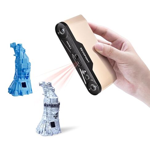 Revopoint INSPIRE 2 3D Scanner for 3D Printing, Up to 0.03mm Precision, Multi-Line Laser&Structured Light, Handheld Wireless&Outdoor Scanning, Full-Color Scans, for iOS/Android/Windows/macOS, Premium in Kuwait