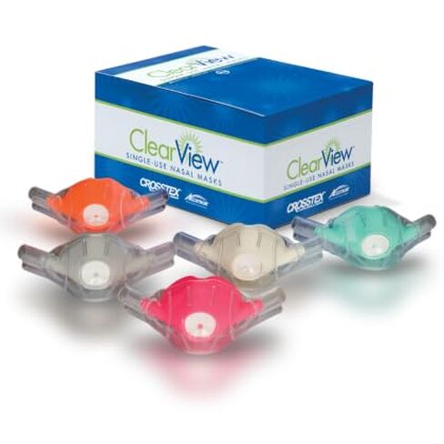 Accutron 33035-12 قناع الأنف كلير فيو للكبار لعيد الميلاد الزاهي 12 قطعة/قطعة in Kuwait