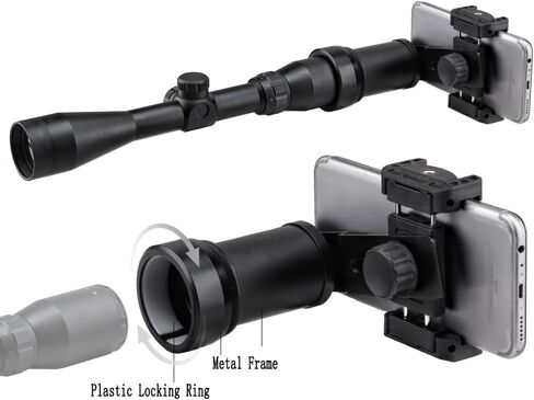 Upgraded 1.25" to 0.965" Telescope Eyepiece Adapter – Secure Fit with Stainless Steel Locking Screw – Connects Modern Eyepieces to Classic Telescopes in Saudi Arabia