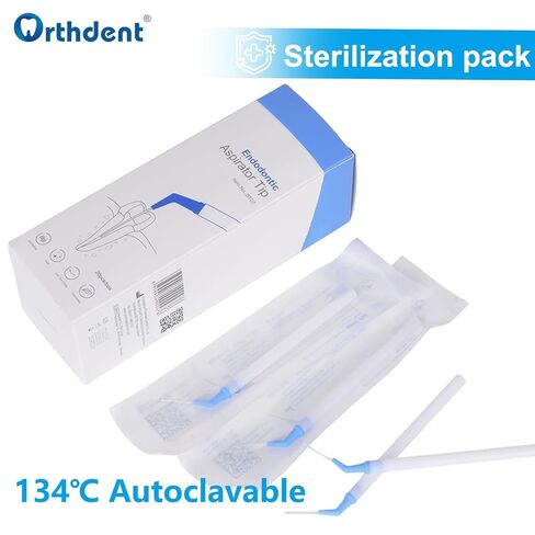 20 كيسًا من رأس شفاط اللبية للأسنان - أطراف شفط جراحية - أدوات طبيب أسنان قابلة للتعقيم للاستخدام مرة واحدة (الطول 0.52 بوصة/ 3.54 بوصة، 1 كيس من 1 طرف) in Kuwait