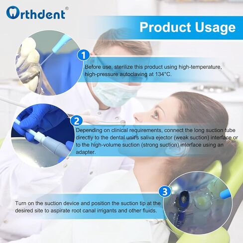 20 كيسًا من رأس شفاط اللبية للأسنان - أطراف شفط جراحية - أدوات طبيب أسنان قابلة للتعقيم للاستخدام مرة واحدة (الطول 0.52 بوصة/ 3.54 بوصة، 1 كيس من 1 طرف) in Kuwait