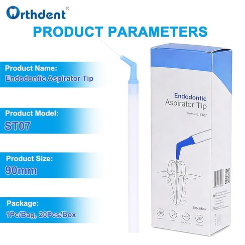 20 كيسًا من رأس شفاط اللبية للأسنان - أطراف شفط جراحية - أدوات طبيب أسنان قابلة للتعقيم للاستخدام مرة واحدة (الطول 0.52 بوصة/ 3.54 بوصة، 1 كيس من 1 طرف) in Kuwait