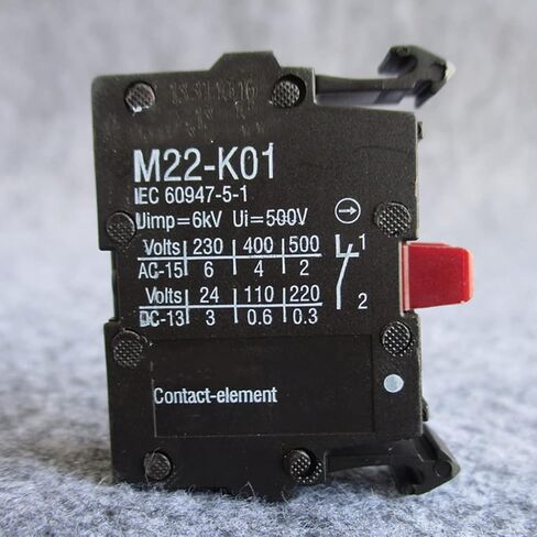 (Pack of 5) Contact Block Contact Element Fits Eaton (M22-K01) in Kuwait
