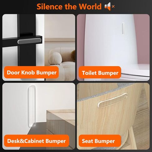 28 قطعة من مصدات الحائط، مصد باب الخزانة الشفاف، شرائط سيليكون شفافة قوية للغاية، مصدات مطاطية ذاتية اللصق مضادة للتصادمات، واقي جدار للأثاث، الخزانات، الأبواب، المراحيض in Kuwait