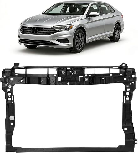 مجموعة أساسية لدعم الرادياتير متوافقة مع 2019-2023 Volkswagen Jetta لاستبدال 17A805588E VW1225165 البلاستيك in Saudi Arabia
