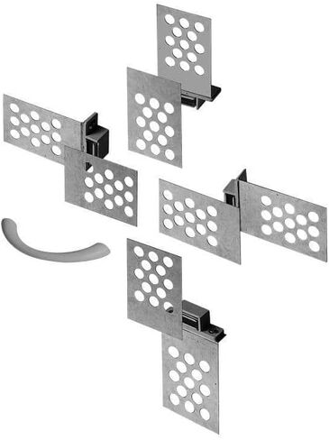 مقابض بايسون المغناطيسية للبلاط تتحول إلى مجموعة لوحة الوصول 8 لوحات معدنية، 4 مغناطيس ومقبض in Kuwait