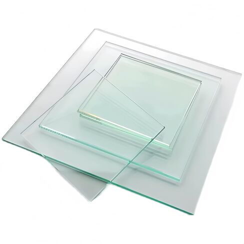 WEAREONE Professional high-Temperature Resistant Tempered Glass Plates for Laboratory Glass Sheets, Tempered Sight Glass Plates, and high-Temperature Reaction Vessel Covers (5mm, 200mm*100mm) in Kuwait
