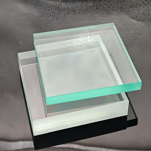 WEAREONE Professional high-Temperature Resistant Tempered Glass Plates for Laboratory Glass Sheets, Tempered Sight Glass Plates, and high-Temperature Reaction Vessel Covers (5mm, 200mm*100mm) in Kuwait