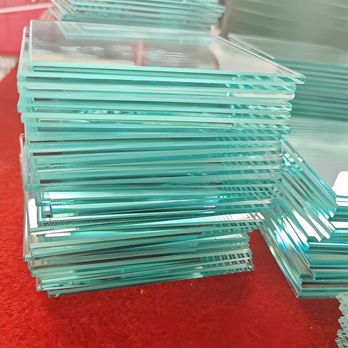 WEAREONE Professional high-Temperature Resistant Tempered Glass Plates for Laboratory Glass Sheets, Tempered Sight Glass Plates, and high-Temperature Reaction Vessel Covers (5mm, 200mm*100mm) in Kuwait