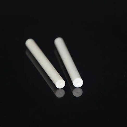 قضيب سيراميك من نيتريد الألومنيوم، قطعة واحدة من أسطواني السيراميك AI-N، قضيب ركيزة من نيتريد الألومنيوم، أعمدة سيراميك من نيتريد الألومنيوم (Ф5*50 مم، القطر*الارتفاع) in Kuwait