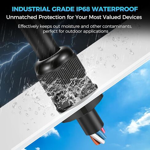10PCS 1/2 inch NPT Cable Gland Waterproof, Industrial Grade IP68 Waterproof Cable Glands, Fits for 6-12mm Cable, Premium Nylon PA66 Strain Relief Wire Grommet Cord Grip for Junction Box in Saudi Arabia