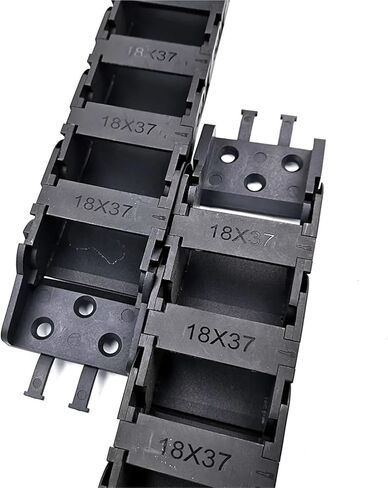 1 قطعة 1 متر 18x37 مللي متر سلك الناقل كابل نقل السحب شبه المغلقة الداخلية افتتاح CNC راوتر آلة أدوات (48 مللي متر) in Kuwait