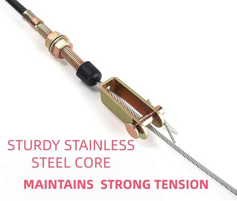 JOLINO 6FT VCGTX6 Vernier Adjustable Lock Cable, Heavy Duty Locking Hand Throttle Control Cable with Vernier Adjustable Mechanism for Industrial Commercial PTO Dump Control Cable in Kuwait