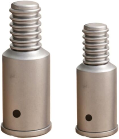 Broom Handle Threaded End Replacement for Extension Poles 1 Inch and 3/4 Inch Threaded Tips for Repairing and Connecting Compatible with Most Standard Broom Extension Poles in Kuwait