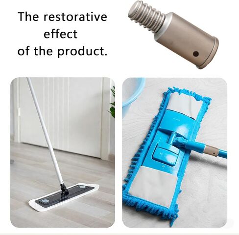 Broom Handle Threaded End Replacement for Extension Poles 1 Inch and 3/4 Inch Threaded Tips for Repairing and Connecting Compatible with Most Standard Broom Extension Poles in Kuwait
