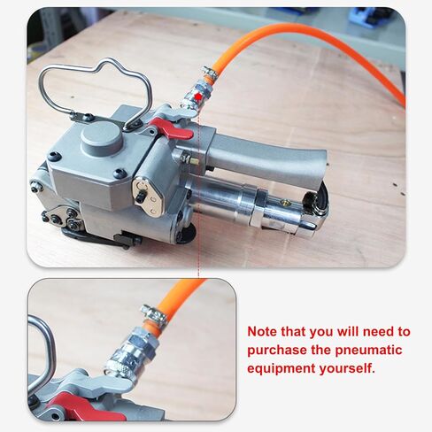 آلة ربط هوائية محمولة لحزام PET/PP مقاس 1/2 بوصة - 1 بوصة، أداة ربط أوتوماتيكية لصناديق التغليف والمنصات، حل التعبئة والتغليف عالي التحمل A25 in Saudi Arabia