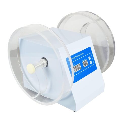 TECHTONGDA Friability Tester Lab Benchtop Friability Analysing Tester Instrument 25r/min 2 Cylinders (110V) in Kuwait