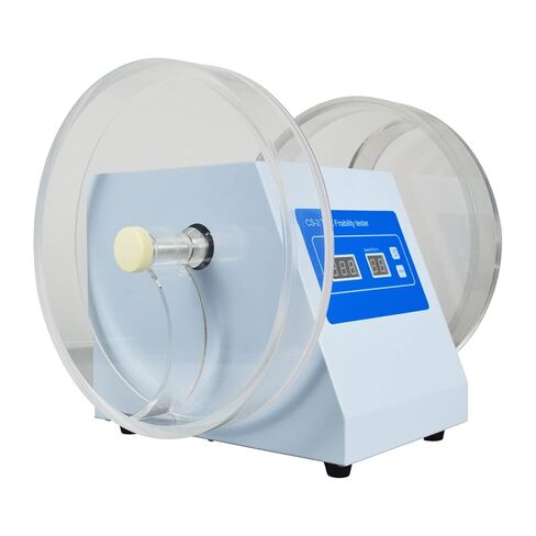 TECHTONGDA Friability Tester Lab Benchtop Friability Analysing Tester Instrument 25r/min 2 Cylinders (110V) in Kuwait