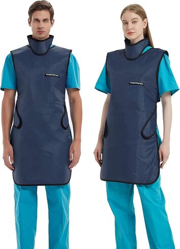 0.5mmpb Xray Lead Apron for Xray with Thyroid Shield Collar,Lead Gown,Dental Xray Shield in Kuwait