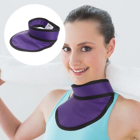 VILLCASE Thyroid Shield Collar Cover, Xray Protector Thyroid Shield Cover Protector Radia-Tion Protection Collar Hospital Supplies Rubber Cap, Lightweight in Kuwait
