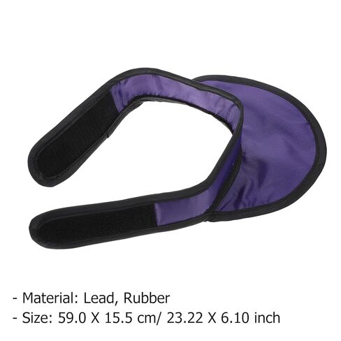 VILLCASE Thyroid Shield Collar Cover, Xray Protector Thyroid Shield Cover Protector Radia-Tion Protection Collar Hospital Supplies Rubber Cap, Lightweight in Kuwait