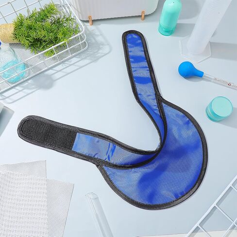 VILLCASE Thyroid Shield Collar, 0.35mm PB Lightweight Thyroid Shield, Adjustable Lead Equivalent Neck Guard for Dental and Lab Environments (Blue) in Saudi Arabia