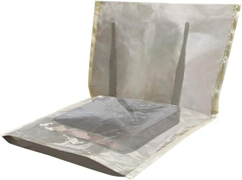 غطاء موجه Amradield WiFi مقاس 13.8 بوصة × 15.7 بوصة غطاء حماية من الإشعاع EMF RF يحجب غطاء حماية من الإشعاع لجهاز التوجيه اللاسلكي يقلل من التعرض للمجال الكهرومغناطيسي، ابق على اتصال لاسلكيًا in Kuwait