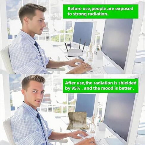 غطاء موجه Amradield WiFi مقاس 13.8 بوصة × 15.7 بوصة غطاء حماية من الإشعاع EMF RF يحجب غطاء حماية من الإشعاع لجهاز التوجيه اللاسلكي يقلل من التعرض للمجال الكهرومغناطيسي، ابق على اتصال لاسلكيًا in Kuwait