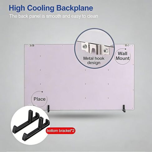 صندوق إضاءة LED بالأشعة السينية للعيادات الطبية والمستشفيات، سطوع قابل للتعديل، خالي من الوميض، إطار من الأكريليك والألومنيوم، 33 × 19 بوصة، موفر للطاقة، مثالي للأشعة السينية لتقويم العظام والأسنان in Kuwait