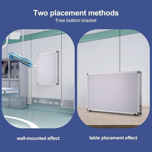 صندوق إضاءة LED بالأشعة السينية، سطوع قابل للتعديل، عارض خالٍ من الوميض للعيادات الطبية والمستشفيات، إطار متين من الأكريليك والألومنيوم، معدات مختبر مقاس 33 × 19 بوصة in Kuwait