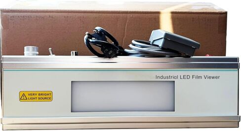عارض أفلام NDT مع إضاءة LED عارض أفلام الأشعة السينية LED الرقمي بكثافة ضوء 300,000LUX (100,000cd/m²) منطقة عرض 220 * 60 مم سواد المراقبة <4.0D مفتاح قدم سلكي in Saudi Arabia
