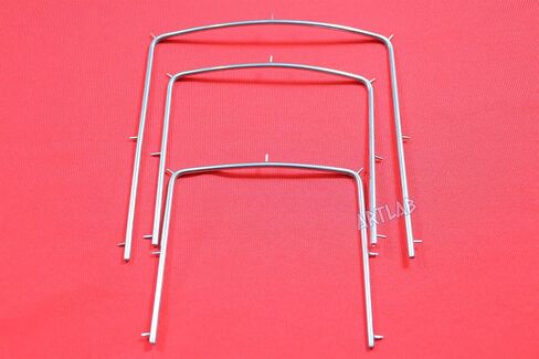 3", 4", 5" Dental Rubber Dam Frames Stainless Steel Dental HIGH Grade (CYNAMED) in Kuwait