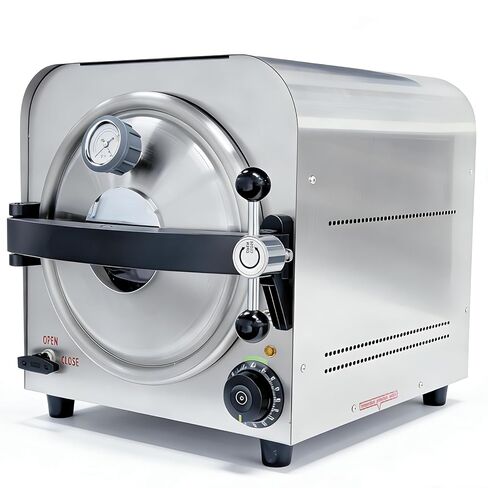 14L Steam Autoclave sterilizers Medical, 900W High-Pressure autocalve Machine, 3.7 Gallon Dental Sterilizer Machine for Tools, Lab Autoclaves with 3 Trays for Esthetician in Saudi Arabia