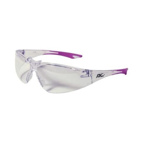 Palmero 3760CP Chic Clear Health Care Eyewear Frame with Pink Tips Clear Lens in Saudi Arabia