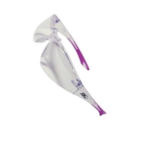 Palmero 3760CP Chic Clear Health Care Eyewear Frame with Pink Tips Clear Lens in Saudi Arabia