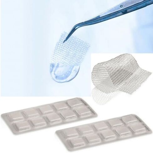 20/Pcs Topical Dental Dressing Gauze 4Ply White 0.75" x 0.75" Hemostatic Sterile Gauze in Saudi Arabia