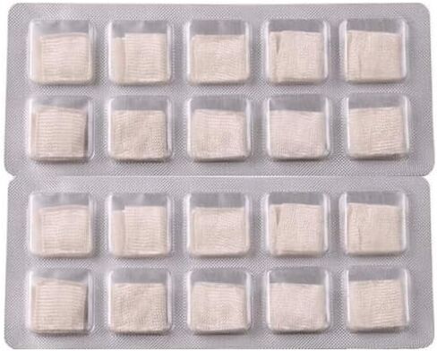 20/Pcs Topical Dental Dressing Gauze 4Ply White 0.75" x 0.75" Hemostatic Sterile Gauze in Saudi Arabia