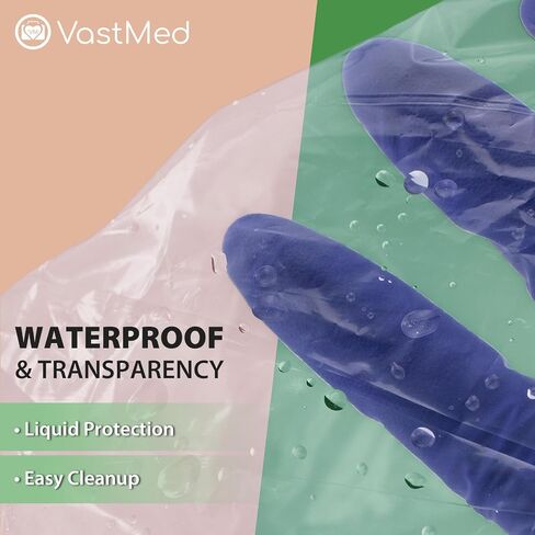 500 Pcs Dental Tray Sleeves by Vastmed | Disposable Plastic Tray Sleeves Fit for 10.5"X14" | Dental Tray Covers Clear Plastic Sleeve Barrier Between Tray & Instruments in Kuwait