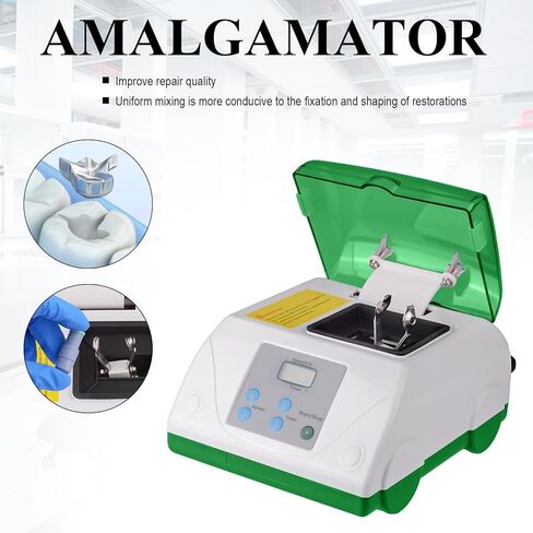 REEHUT Dental LCD Digital Amalgamator Amalgam Mixer Capsule Mixers Lab Equipment HL-AH G8 Green in Kuwait